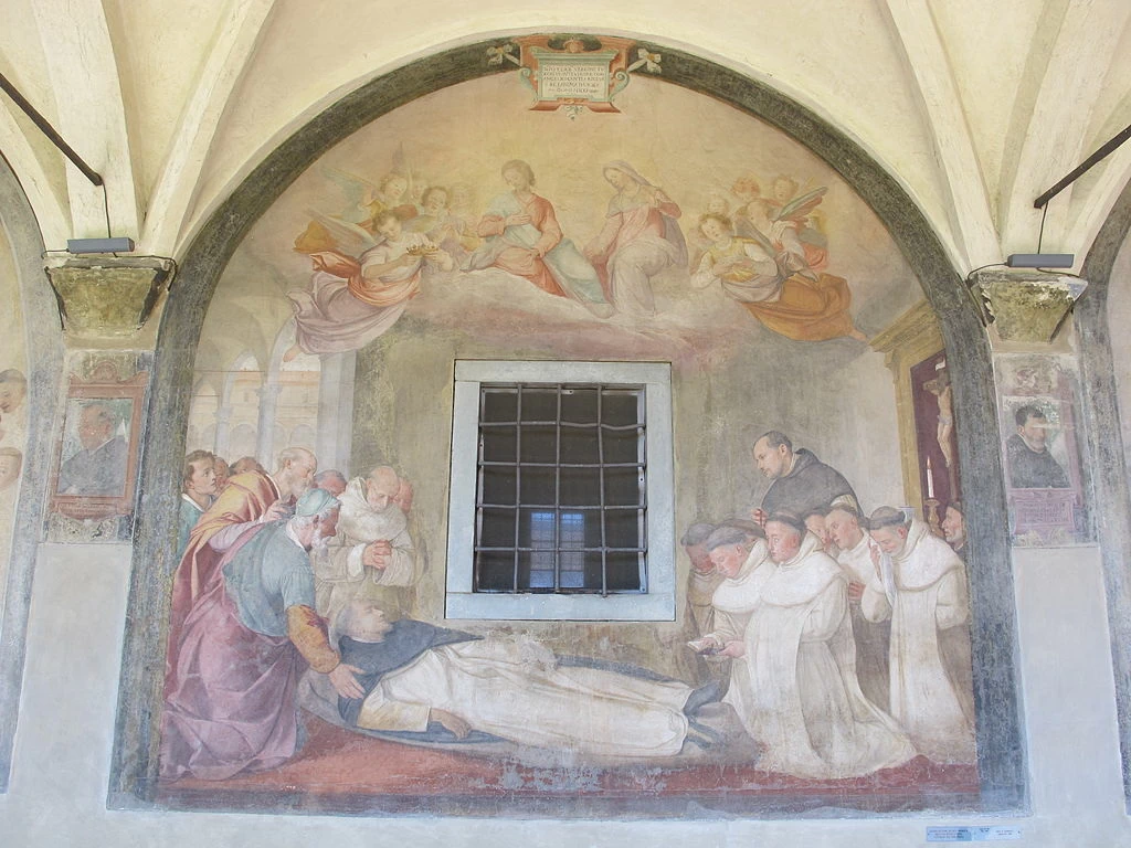 Chiostro Grande in Santa Maria Novella - morte di San Domenico